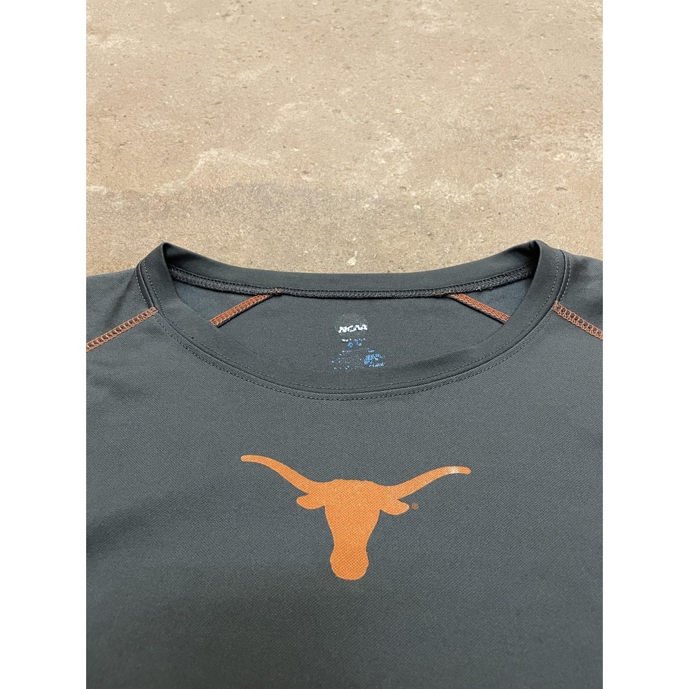 Texas Longhorns Shirt Mens XL Gray NCAA Football Performance Training Tee NCAA - Picture 4 of 16